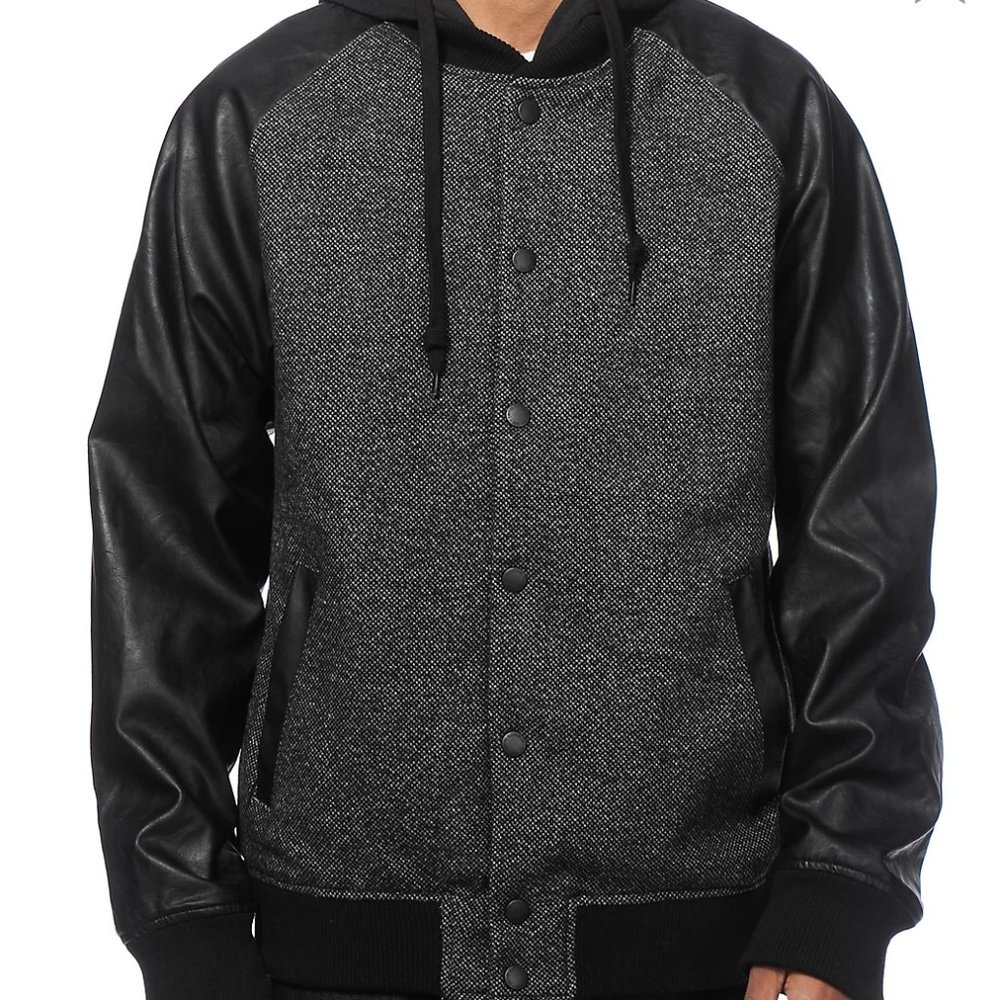 Empyre Medium Archived Tweed Varsity Jacket